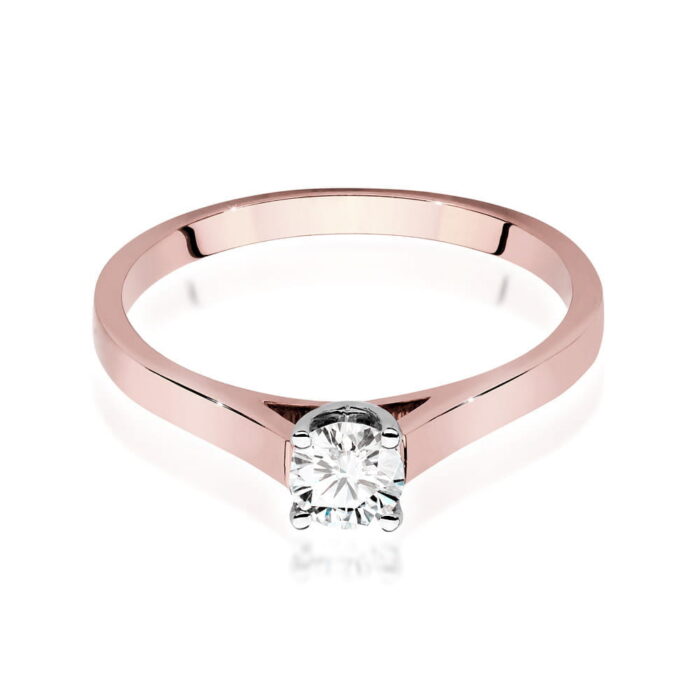 Inel Aur 14K cu Diamant de Laborator 0.50 ct - Imagine 8