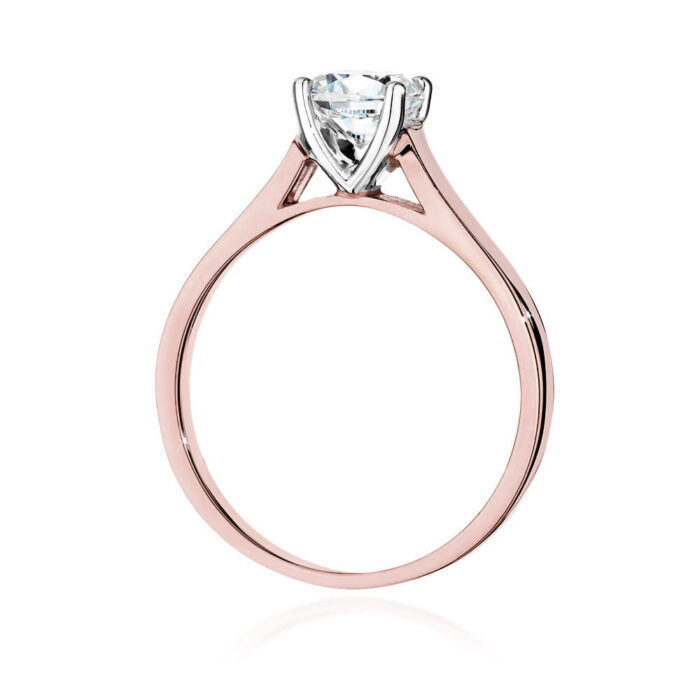 Inel Aur 14K cu Diamant de Laborator 0.70 ct - Imagine 9