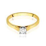 Inel Aur 14K cu Diamant de Laborator 0.40 ct - Imagine 2