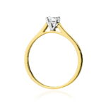 Inel Aur 14K cu Diamant de Laborator 0.40 ct - Imagine 3