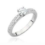 Inel Aur 14K cu Diamante de Laborator 0.60 ct - Imagine 4