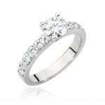 Inel Aur 14K cu Diamante de Laborator 0.94 ct - Imagine 4