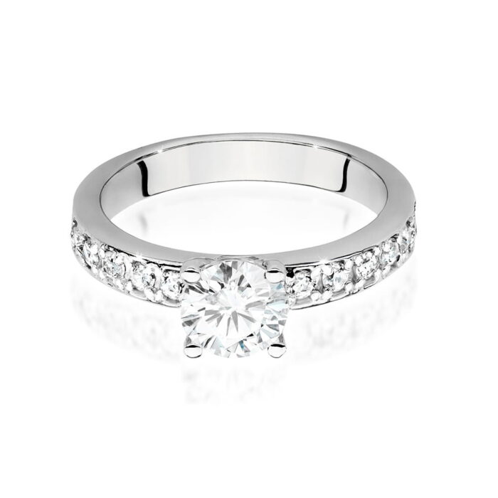 Inel Aur 14K cu Diamante de Laborator 0.94 ct - Imagine 6
