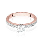 Inel Aur 14K cu Diamante de Laborator 0.60 ct - Imagine 8