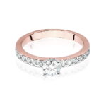 Inel Aur 14K cu Diamante de Laborator 0.70 ct - Imagine 8