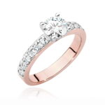 Inel Aur 14K cu Diamante de Laborator 0.94 ct - Imagine 7