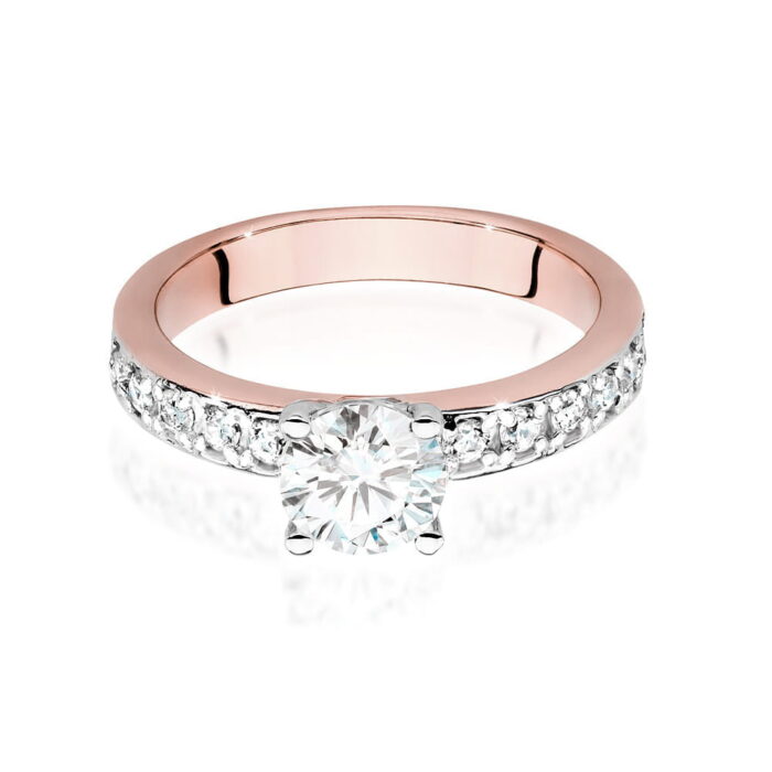 Inel Aur 14K cu Diamante de Laborator 0.94 ct - Imagine 8