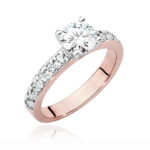 Inel Aur 14K cu Diamante de Laborator 1.24 ct - Imagine 7