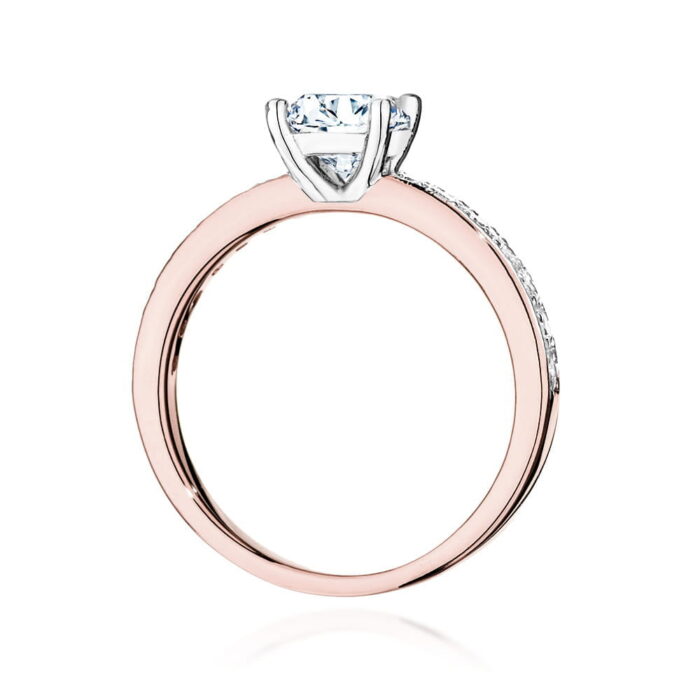 Inel Aur 14K cu Diamante de Laborator 1.24 ct - Imagine 9