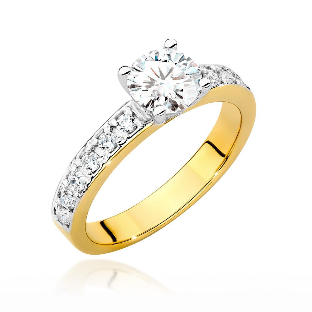 W0534.Z3.LDW_.04_1.jpg Inel Aur 14K cu Diamante de Laborator 0.94 ct - Imagine 1