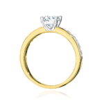 Inel Aur 14K cu Diamante de Laborator 0.94 ct - Imagine 3