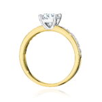 Inel Aur 14K cu Diamante de Laborator 1.24 ct - Imagine 3