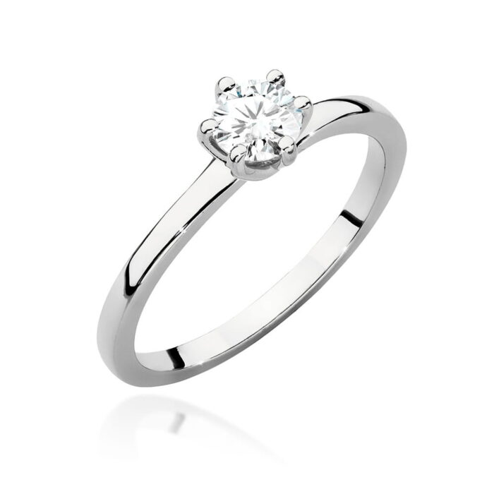 Inel Aur 14K cu Diamante de Laborator 0.40 ct - Imagine 4