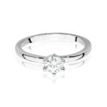 Inel Aur 14K cu Diamante de Laborator 0.40 ct - Imagine 5