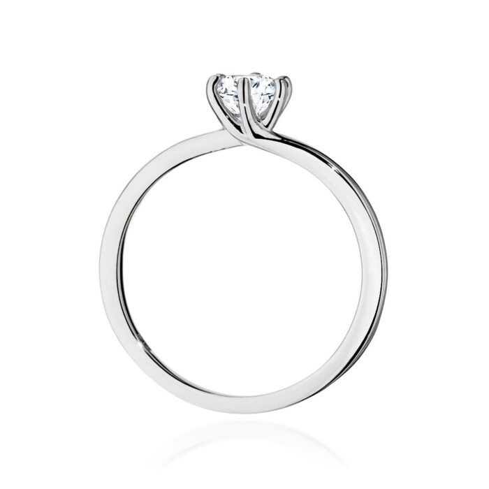Inel Aur 14K cu Diamante de Laborator 0.40 ct - Imagine 6
