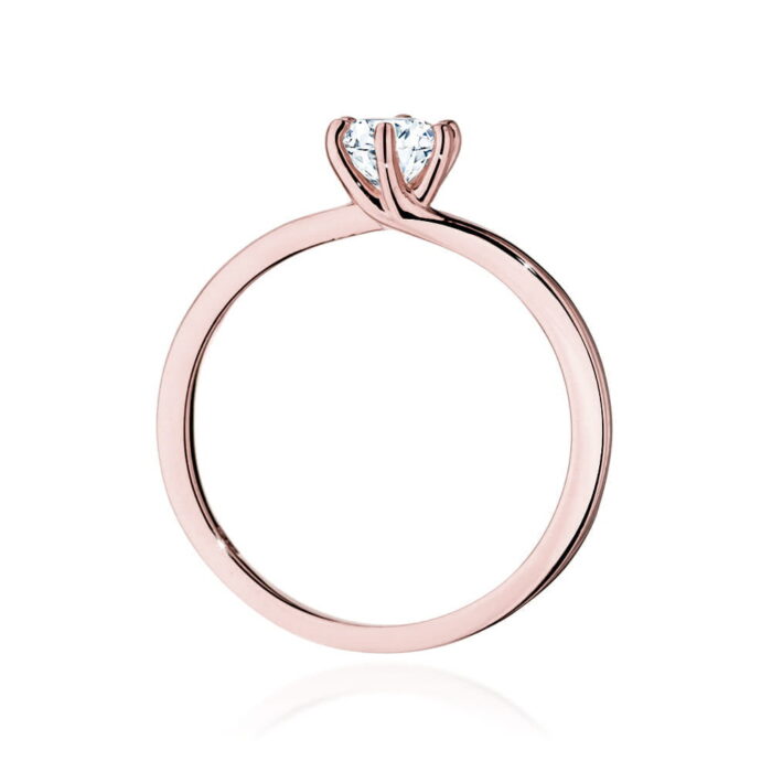 Inel Aur 14K cu Diamante de Laborator 0.40 ct - Imagine 9