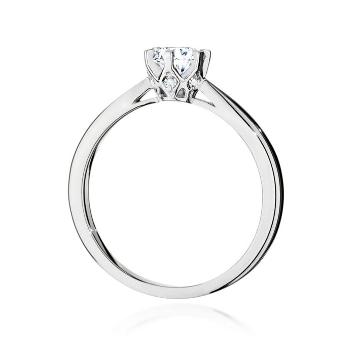 Inel Aur 14K cu Diamante de Laborator 0.56 ct - Imagine 6