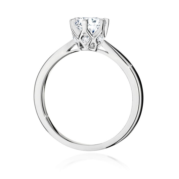 Inel Aur 14K cu Diamante de Laborator 0.76 ct - Imagine 6