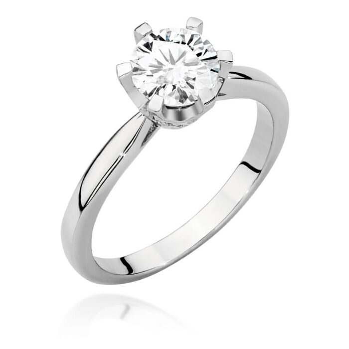 Inel Aur 14K cu Diamante de Laborator 1.06 ct - Imagine 4