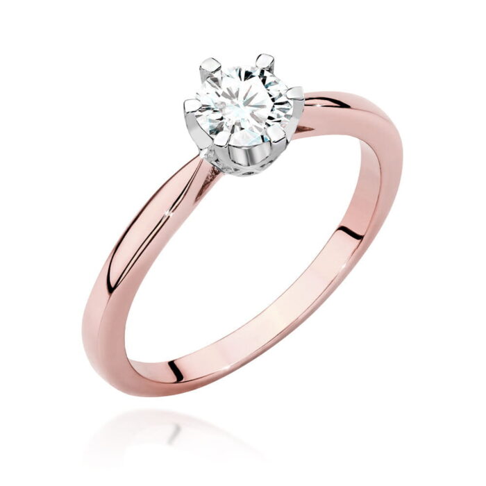 Inel Aur 14K cu Diamante de Laborator 0.56 ct - Imagine 7