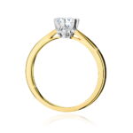 Inel Aur 14K cu Diamante de Laborator 0.56 ct - Imagine 3