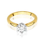Inel Aur 14K cu Diamante de Laborator 0.76 ct - Imagine 2
