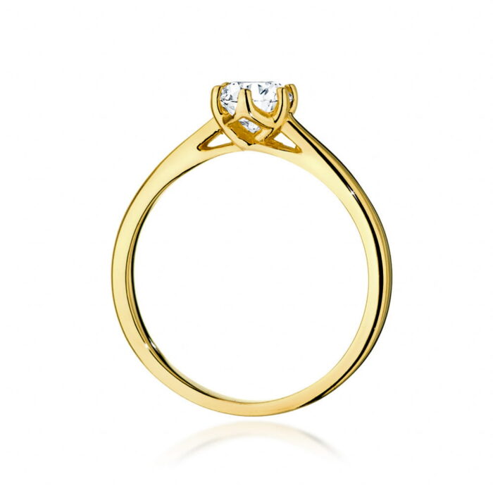 Inel Aur 14K cu Diamante de Laborator 0.50 ct - Imagine 3