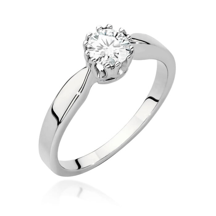 Inel Aur 14K cu Diamante de Laborator 0.40 ct - Imagine 4