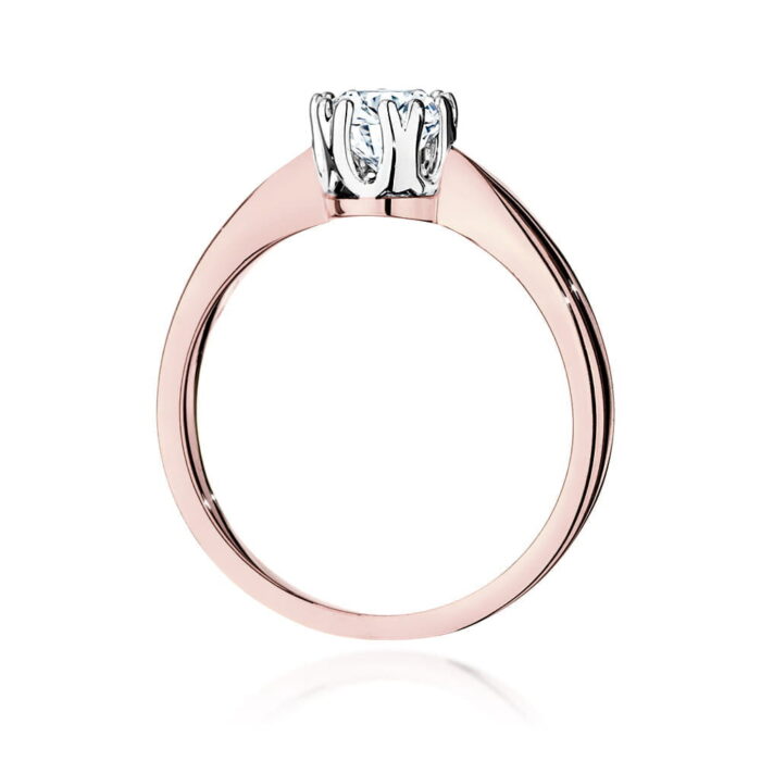 Inel Aur 14k cu Diamant 0.74 ct - Imagine 6