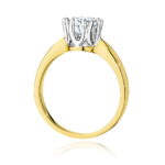 Inel Aur 14K cu Diamante de Laborator 1.00 ct - Imagine 3