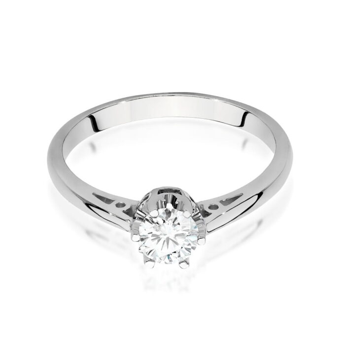 Inel Aur 14K cu Diamante de Laborator 0.40 ct - Imagine 5