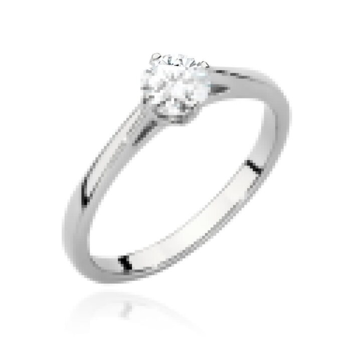 Inel Aur 14K cu Diamante de Laborator 0.40 ct - Imagine 4
