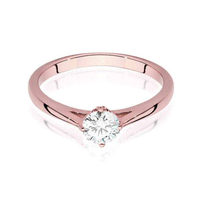 Inel Aur 14K cu Diamante de Laborator 0.40 ct - Imagine 8