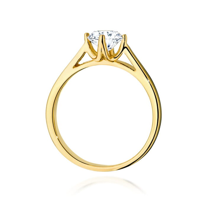 Inel Aur 14K cu Diamante de Laborator 0.70 ct - Imagine 3