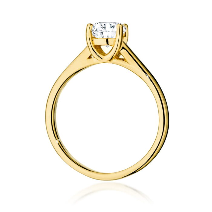 Inel Aur 14K cu Diamante de Laborator 1.00 ct - Imagine 3