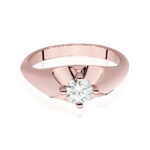 Inel Aur 14K cu Diamante de Laborator 0.50 ct - Imagine 8