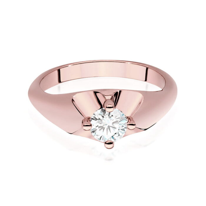 Inel Aur 14K cu Diamante de Laborator 0.50 ct - Imagine 8