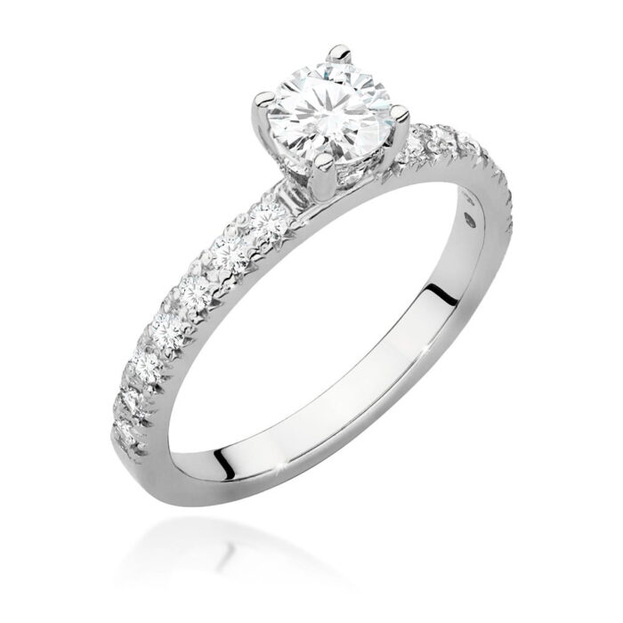 Inel Aur 14K cu Diamante de Laborator 0.74 ct - Imagine 4