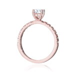 Inel Aur 14K cu Diamante de Laborator 0.74 ct - Imagine 9