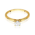 Inel Aur 14K cu Diamante de Laborator 0.46 ct - Imagine 2