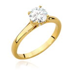 Inel Aur 14K cu Diamante de Laborator 0.76 ct