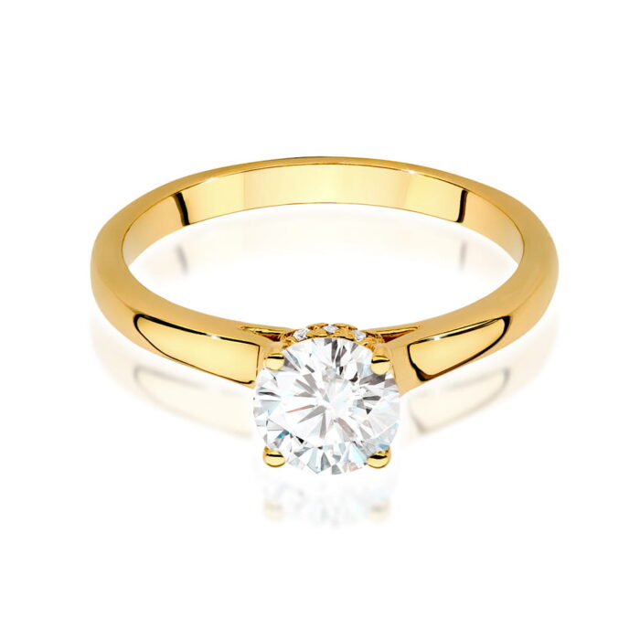 Inel Aur 14K cu Diamante de Laborator 0.76 ct - Imagine 2
