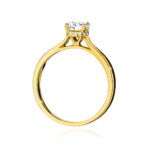 Inel Aur 14K cu Diamante de Laborator 0.76 ct - Imagine 3