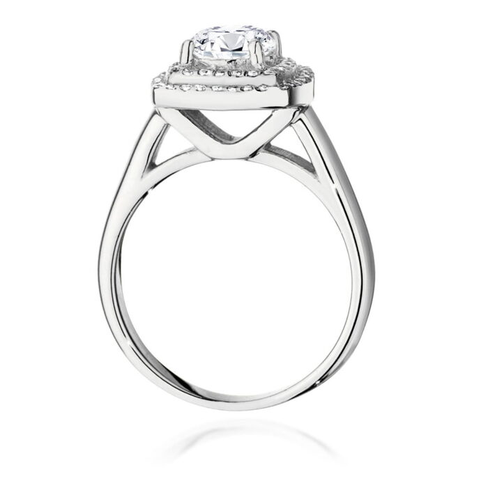Inel Aur 14K cu Diamante de Laborator 0.98 ct - Imagine 6