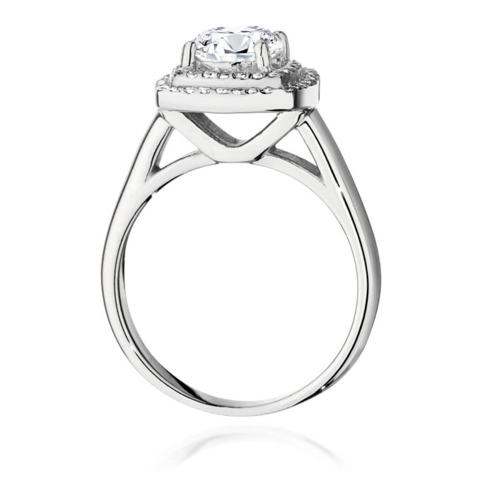 Inel Aur 14K cu Diamante de Laborator 1.28 ct - Imagine 6