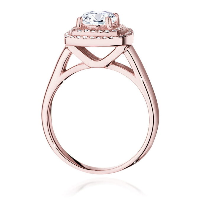 Inel Aur 14K cu Diamante de Laborator 0.98 ct - Imagine 9