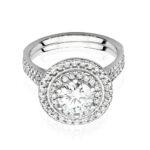 Inel Aur 14K cu Diamante de Laborator 1.33 ct - Imagine 5