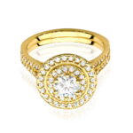 Inel Aur 14K cu Diamante de Laborator 1.11 ct - Imagine 2