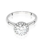 Inel Aur 14k cu Diamante de Laborator 1.13 ct - Imagine 5