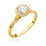 Inel Aur 14k cu Diamante de Laborator 0.52 ct